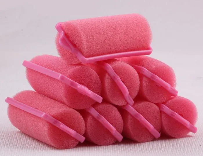 hair curler Roll roller Soft Sponge Twist Hair Care Styling stick Roller DIY tools harmless safe small roseo for women lady girls