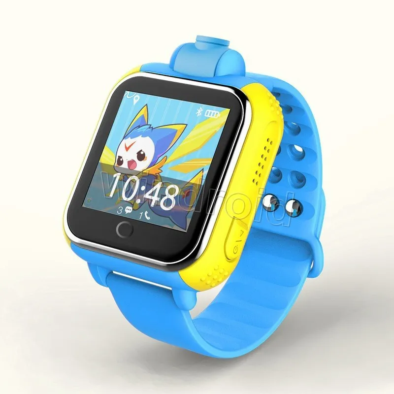 Smart Watch Kids Wristwatch Q730 3G GPRS GPS Locator Tracker Anti-Lost SmartWatch Baby Watch med kamera för iOS Android G75 10st av DHL