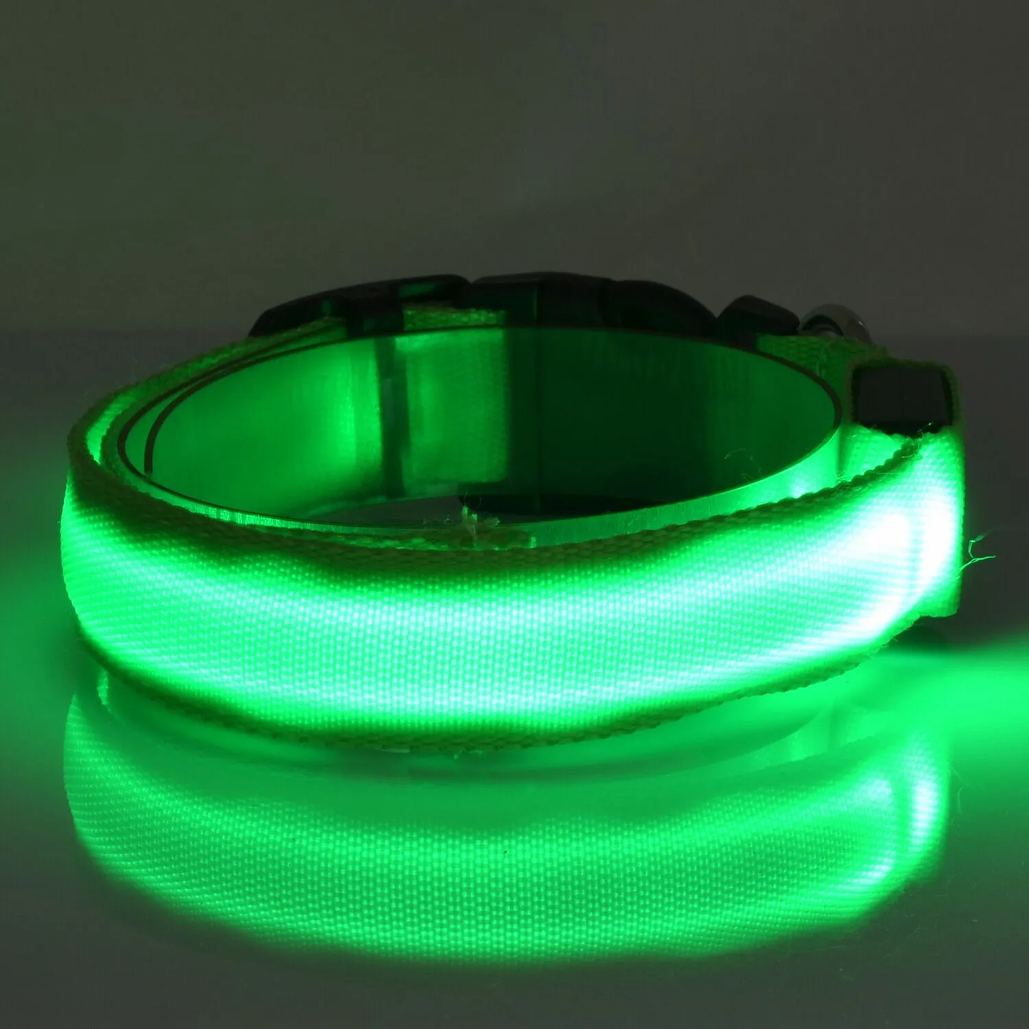 D07 Pet Dog Collar Pet Nylon Twiber LeMinous LED LED Flash Luminous Pluminars New Style6322205