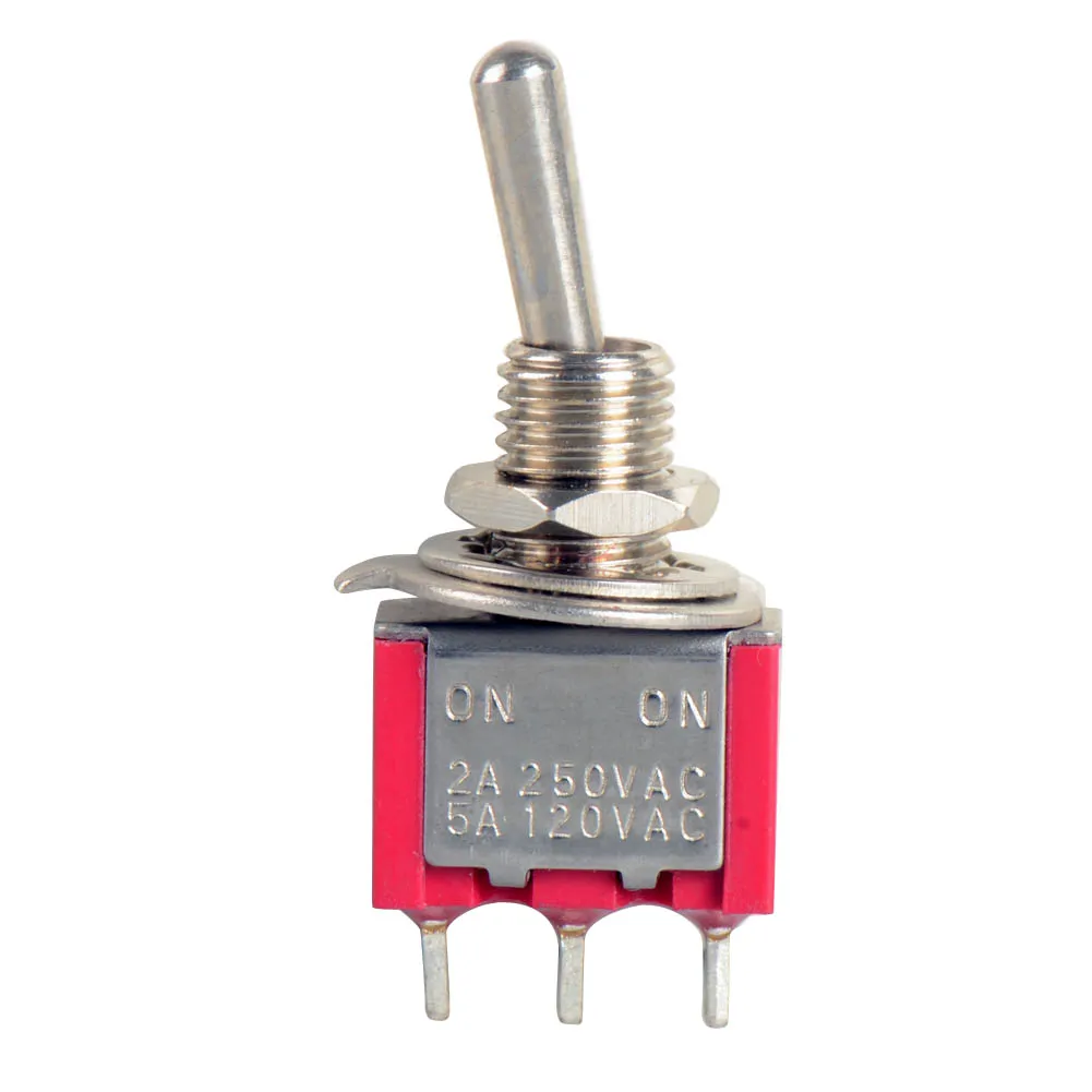 2x 3-Pin Mini Geçiş Anahtarı SPDT On-On MTS-102 Minyatür Geçiş Anahtarı B00275