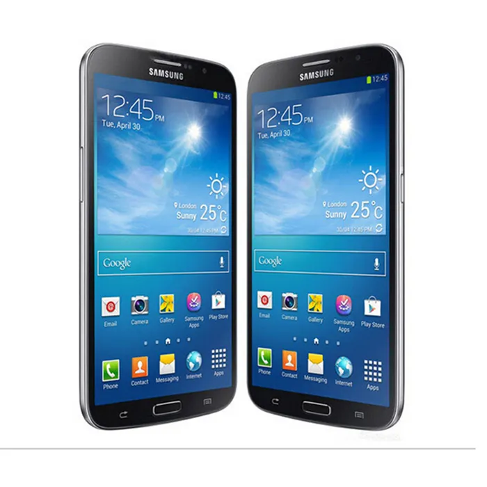 Original Samsung Galaxy Galaxy Mega 6.3 i9200 Mobiltelefon Dual Core 1.7 GHz 16GB 8MP 3200mAh Batteri Lås upp Smart Phone