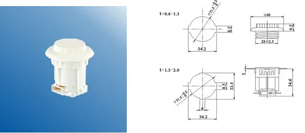 500pcs IP67 Porte-démarreur imperméable pour aquarium 250V 20W