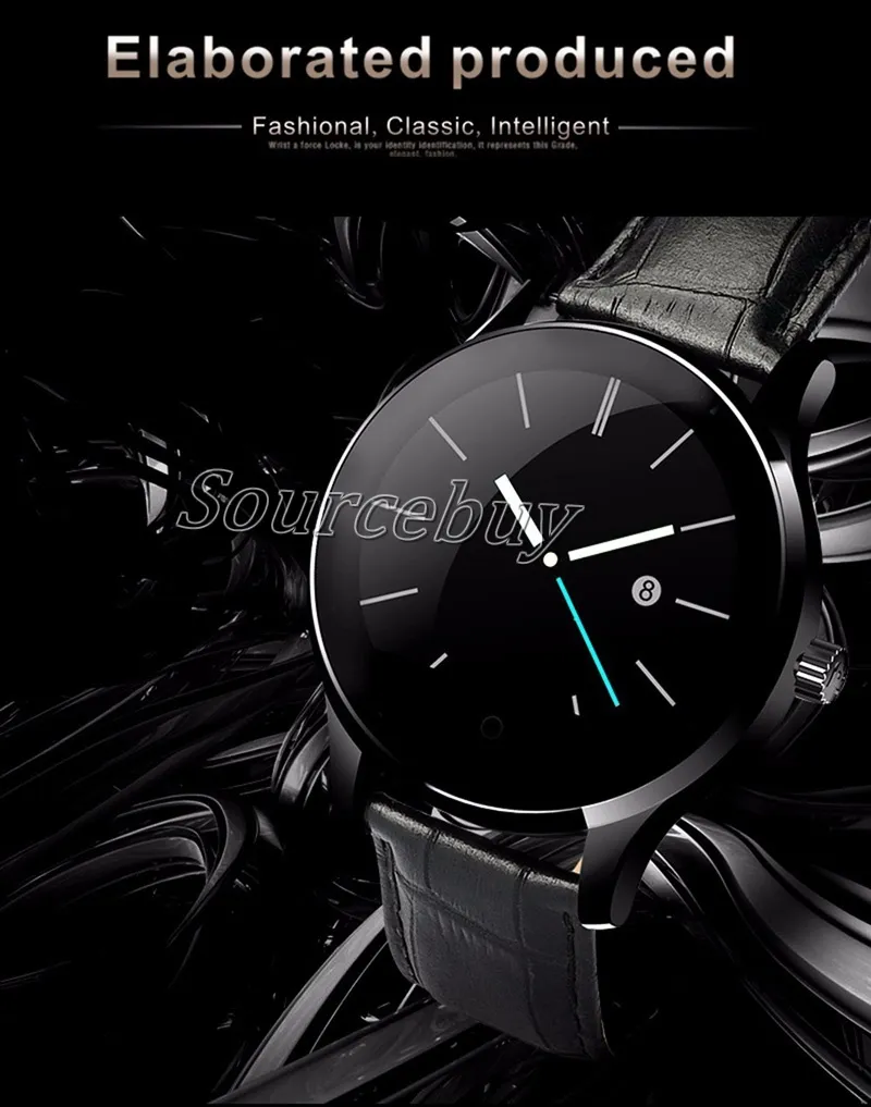 K88H Smart Watch IOS Android Heart Rate Monitor Watch 1.22 Inch