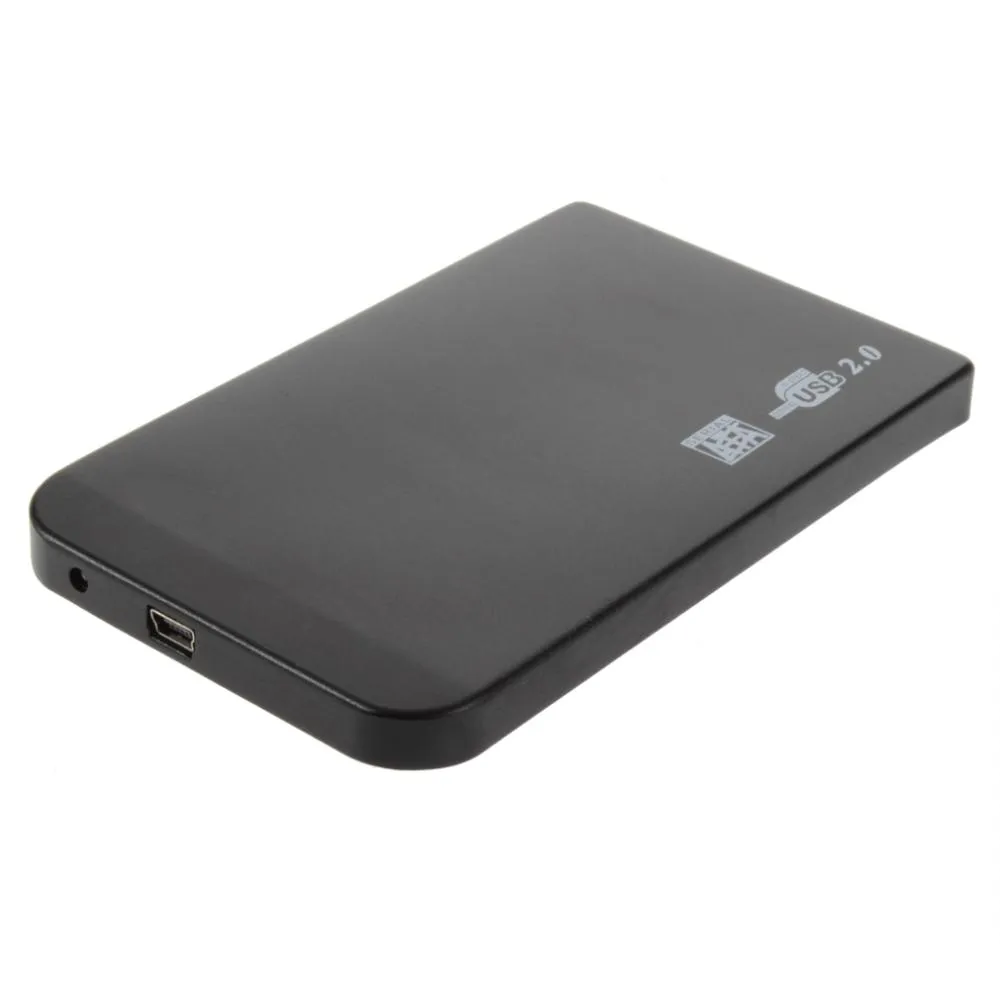 4 Färg S2502 EL5018 USB 2.0 HDD Hårddiskskiva HDD -kapsling Extern 2,5 tum SATA HDD Case Box Super Slim Aluminium Alloy Mobile Disk