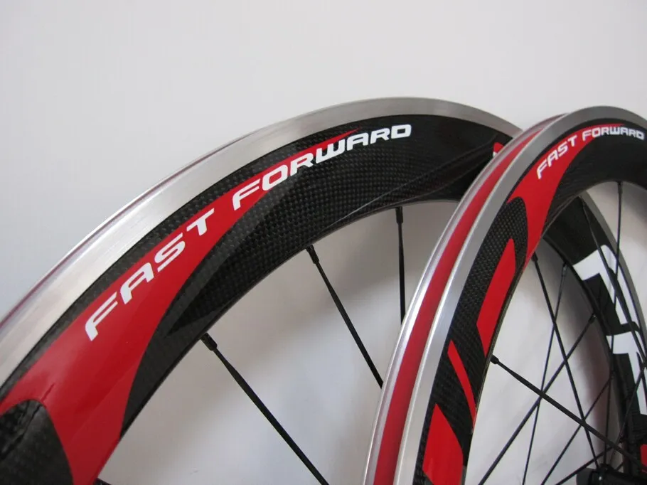 Rechtzetten Trek Leidingen FFWD F6R FAST FORWARD 60 MM Wielen Aluminium Rem Koolstof Rood Clincher  Fietswielen Racefiets Carbon Whebeelset