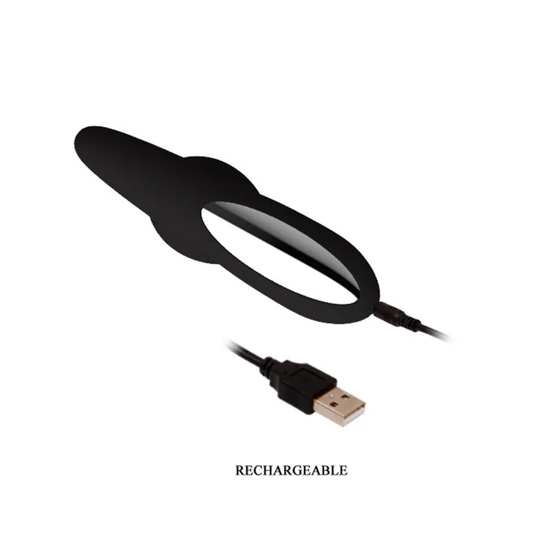 Prettylove USB recargable punto G vibrador de la próstata para hombres Impermeable de silicona masculina Mute Vibrador anal productos del sexo 17901