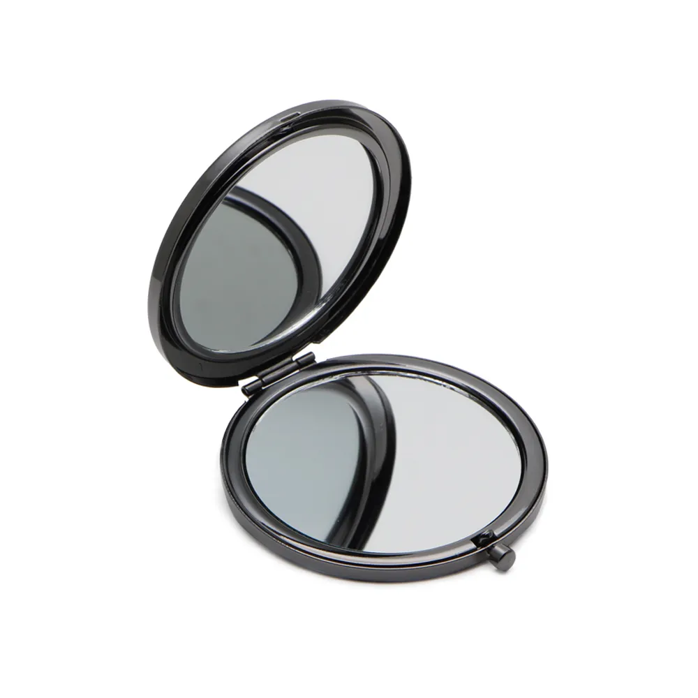 NUEVO metal de arma espejo compacto personalizada Chrome novia magnificado Engravable espejo compacto favorece # M070SB ENVÍO GRATIS