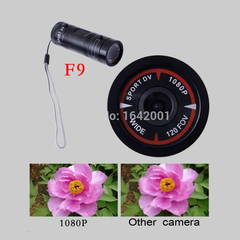 2016 latarka sportowa kamera wideo HD 1080p Wodoodporne kamery Kamery DV Kamera Mini DV Kamery do samochodów DVR Outdoor Bike Hełm