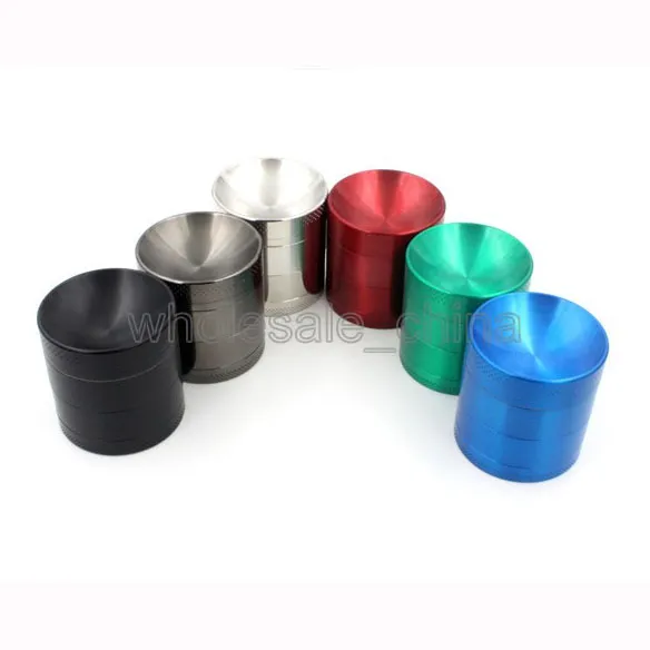 Concave Grinders Herb Grinder Smoking 40/50/55/63mm 4 Layers Metal Crushers Zinc Alloy Tabacco in stock Sharpstone Crusher