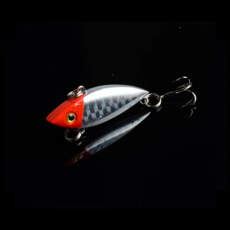 ファクトリーダイレクト8カラーミニ沈んだらWiggler Lure Vib Lippess Crankbaitsハードフィッシングルアーズバイブ振動ガラガラフック2.75g 4cm