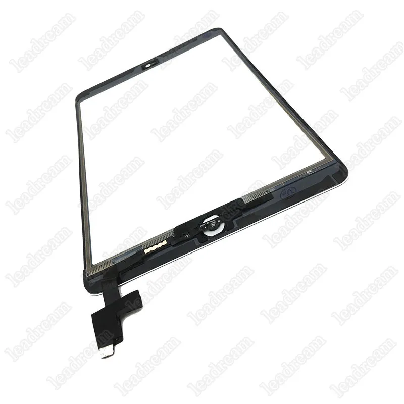 100% Nuovo pannello touch screen in vetro con digitalizzatore con pulsanti connettore ic iPad Mini 2 in bianco e nero