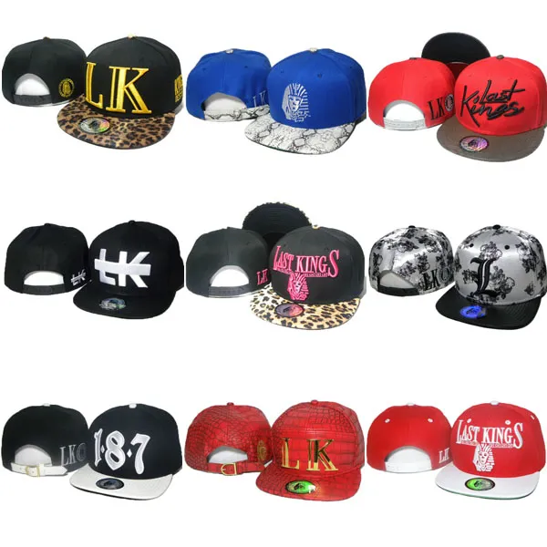 72 Stilleri Son Kings Strapback Şapka LK Leopar Kapaklar Snapbacks Ayarlanabilir Şapka Tasarımcı Hip Hop Lastkings Snapback Beyzbol Şapkası çevrimiçi