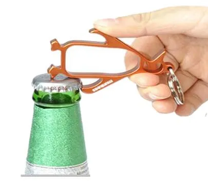 Creative Penguins Beer Bottle Opener Aluminium Alloy Animal Bottle Opener med Key Chain Lovely Portable Bottle Opener243o