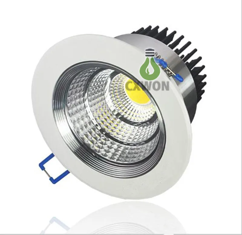 2016 Neueste LED-Einbau COB Strahler 5W 9W 12W 15W 20W dimmbare LED-Deckeneinbaustrahler 60 Winkel Warm / Kalt Weiß AC 85-265V