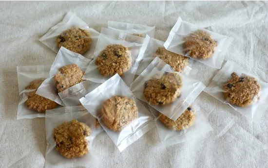 / cellofan scrub cookie Clear Bag / för presentbageri Macaron plastförpackningsförpackning / jul 11.5 * 14.5cm