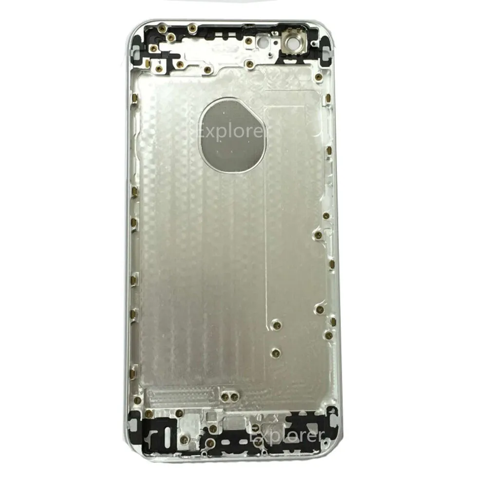 För iPhone 6 6g plus 5,5 4,7 tums fullfölja fullt boende Back batteri dörrväska Skydd + Verktyg 1 st / parti