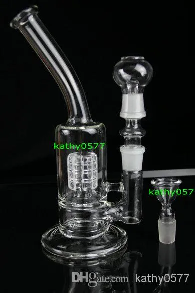 Bong! İki fonksiyonlu kuş kafesi percolator 19mm 18.8mm cam bong su borusu sigara boru yağı teçhizatı