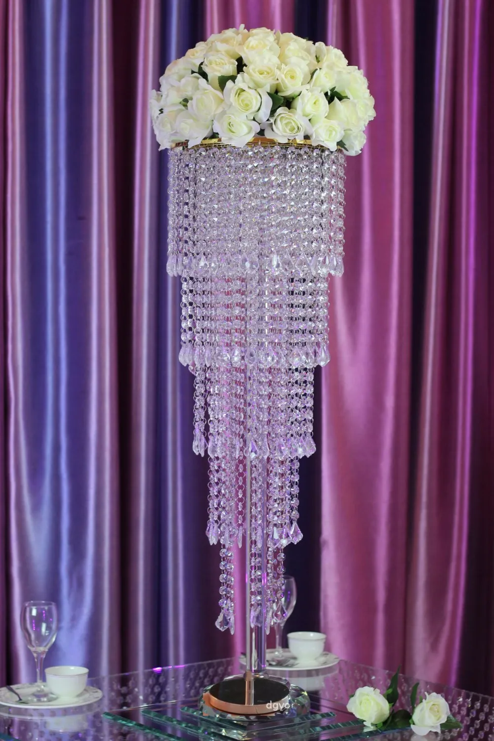 pas les fleurs y compris mariage cristal table support de fleurs table pièce maîtresse table support de fleurs décoration de mariage