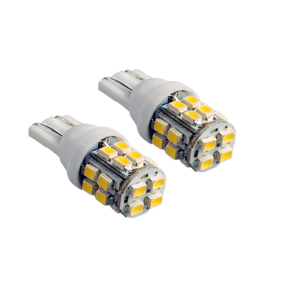T10 LED Araç Ampul W5W 20 LED'ler 1206 SMD DC 12V Beyaz 6000K Ters Yan Kama Işıklar Evrensel Oto LED Lamba