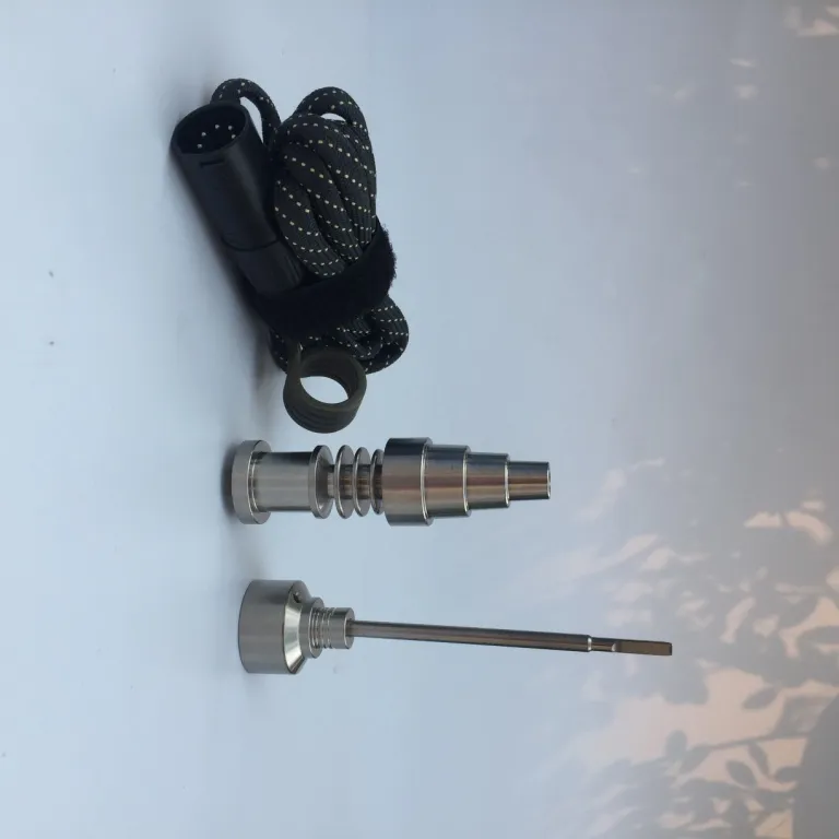 Verktygsdelar GR2 G2 Titan nagel 16mm 20mm värmare Titan Nail Kvinna Man med Carb Cap för Vaporizer