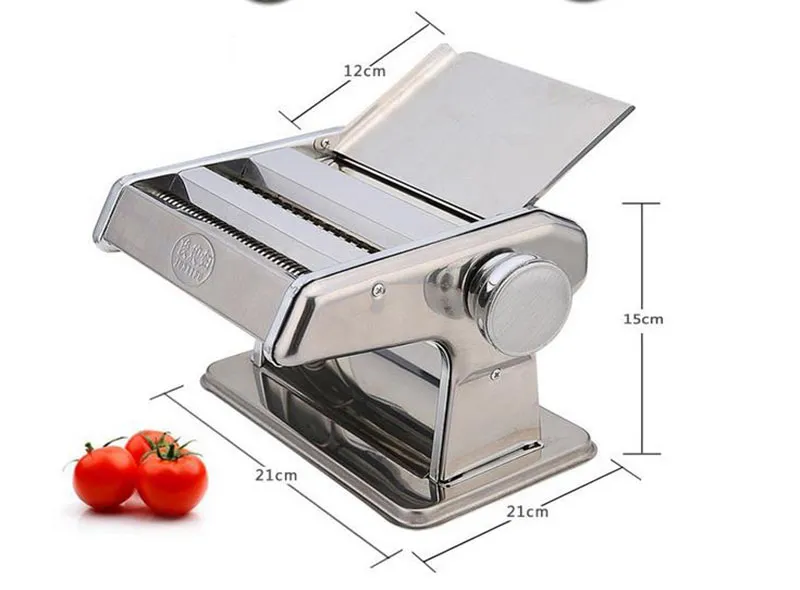 pasta maker maskin hemlagad spaghetti ravioli nudel tillverkning press slicer spiralizer deg cutter chopper 2 blad köksgadgets apparater