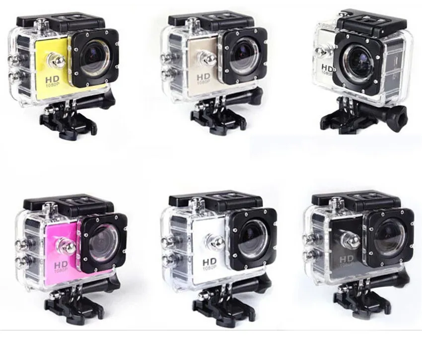 SJ4000 عمل كاميرا عميق للماء 2 بوصة شاشة LCD حرة 1080P كامل كاميرات الفيديو عالية الدقة sjcam خوذة dv 30m الرياضة مسجل