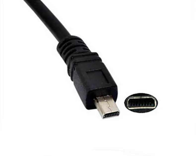 Kabel USB UC-E6 do Nikon Coolpix L1 / L2 / L3 / L4 / L5 USB 2.0 męski do mini 8-pinowych płaskich kabli aparatu