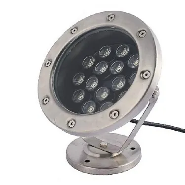 4 قطع 15 واط dc24v led حوض تحت الماء ضوء rgb led بركة أضواء الصيد الخارجي حديقة مصباح أضواء بركة سباحة