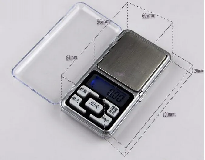 200g x 001g Mini Elektronische Digitale Sieraden Schaal Balance Pocket Gram LCD Display T00155573478