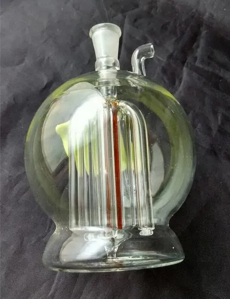 Nowe szkło sferyczne Tatu szisza szklana bongo szklana fajka w ciągu sześciu pazurów filtracja wody akcesoria upominkowe