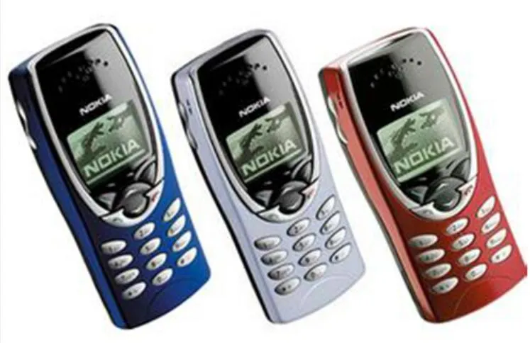 Reformado Nokia 8210 RENALIZADO 2G BAND GSM 9001800 GPRS Multi Languages clássicos desbloqueados MOBLE Phone9067521