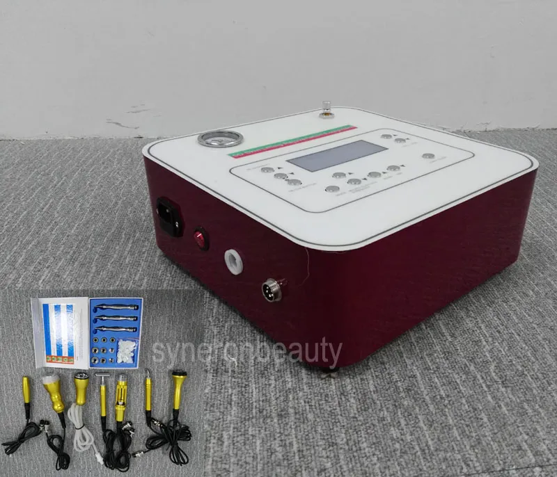 Draagbare Dermabrasion Cooling Probe Negatieve Bar Facial Care Microdmasion RF Face Lift Machine