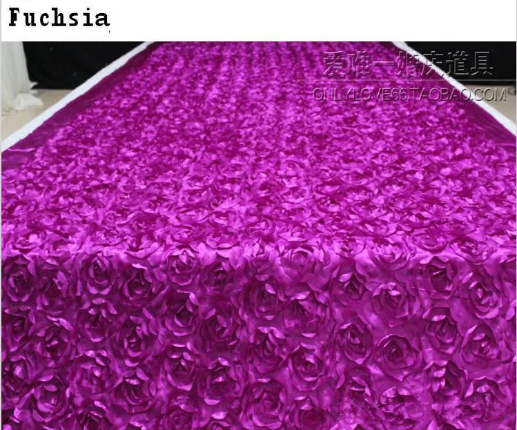 33 piedi lunghi 55 pollici di larghezza bianco latte 3D petali di rosa corridoio corridoio tappeto centrotavola matrimonio decorazione tiro