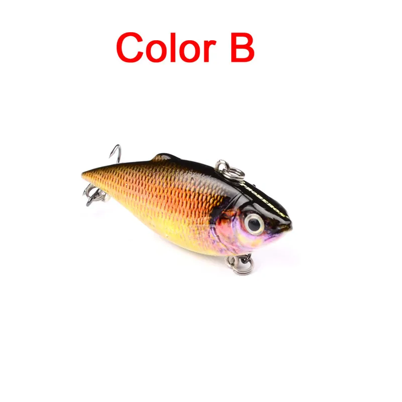 Shallow Sink ABS Plastic VIB Fishing Lure With 3D Eyes 86g 65cm Fly Fishing vibra bass Crank Bait Fishing Tackle9523945