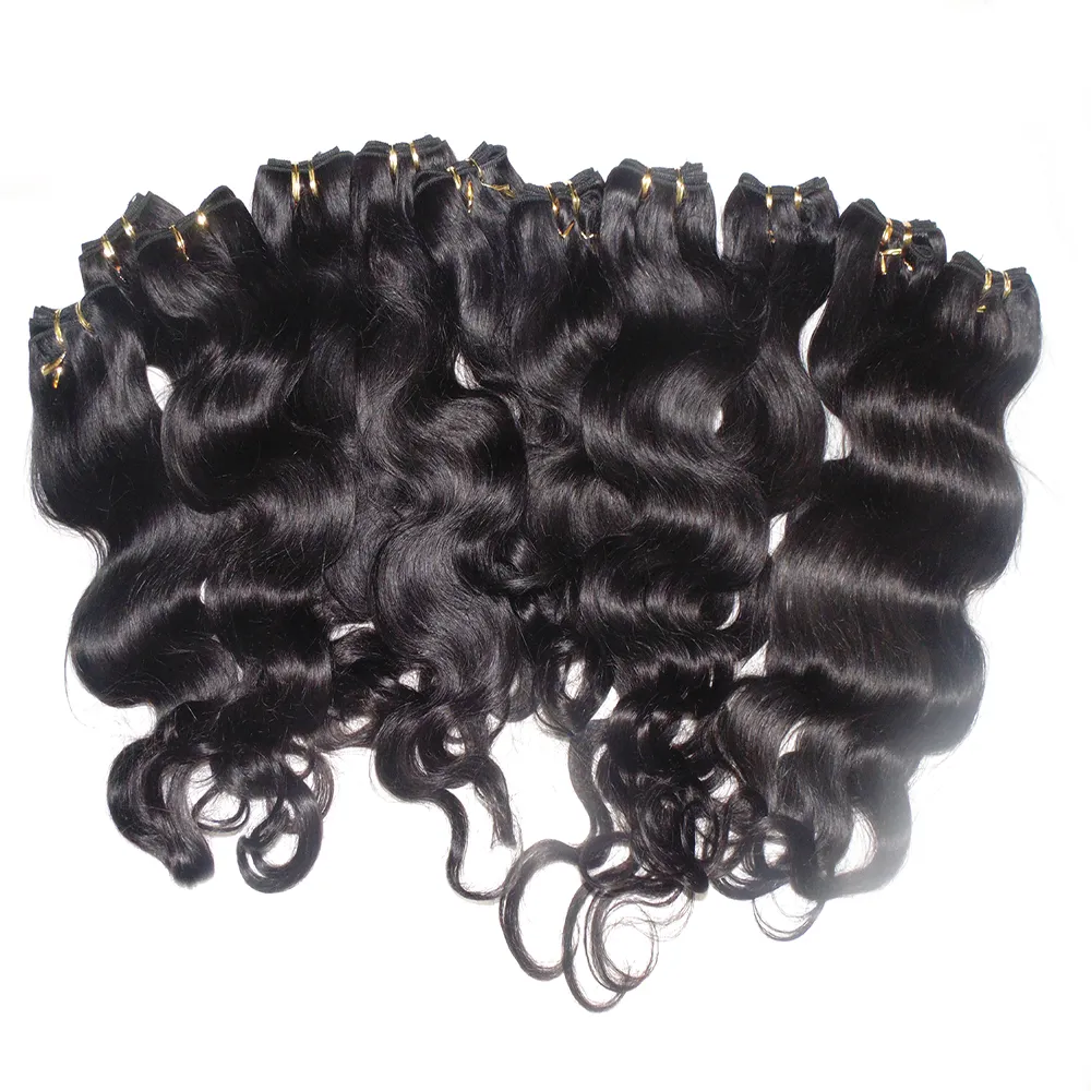 Hair da rainha da moda lot 50gpiece onda corporal tecelagem humana indiana com entrega rápida1475162