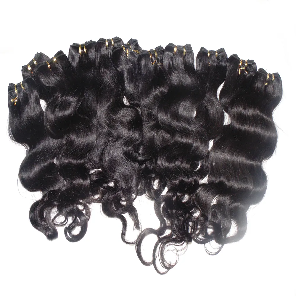 Fashion Queen Bulk Hair 50g/piece Body Wave Indian Human Hair Weaving With Fast Delivery