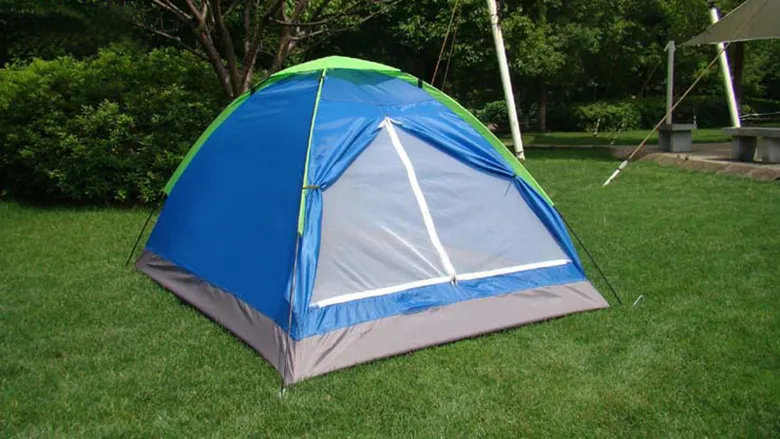 Atacado 20 unidades ao ar livre à prova d'água camping viagem pesca barraca para 2 pessoas portátil resistente a UV chuva 200x150cm