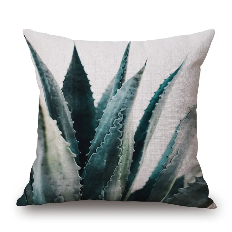 Modern Botanical Cushion Cover nórdico Sofá Prande de Planta Casa Folhas Folhas Cactus Almofada Planta Pinina Cojines7401476