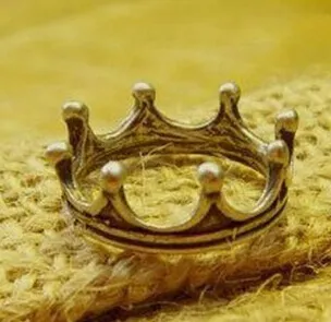 Anel de Coroa Do Vintage Princesa Anel Preço de Fábrica Por Atacado Bonito Estilo Coreano Jóias Presente Dhl Frete Grátis