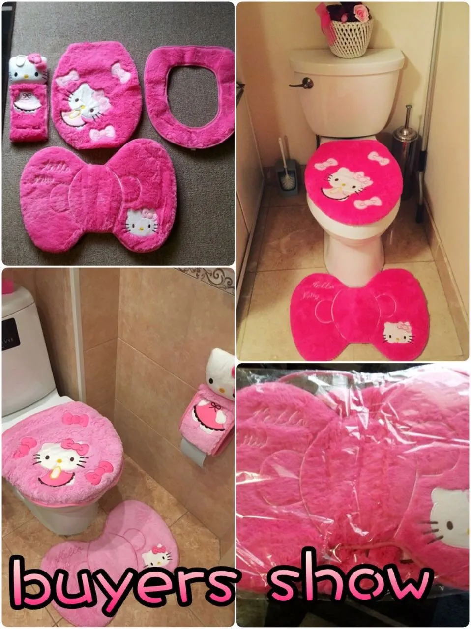 Hello Kitty® Pink Bath Mat