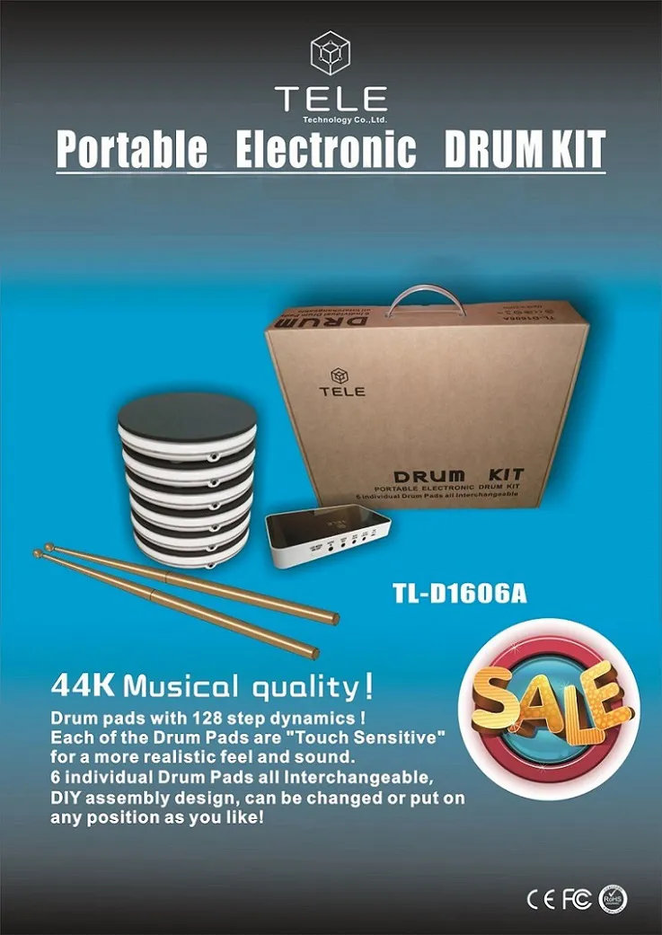 Elektronik Gadget Sözlükleri Öğrenme Eğitim Oyuncakları Drum Kiti Portable2012614