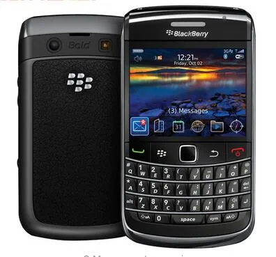 オリジナルブラックベリー9780携帯電話5MP 3G WiFi GPS Bluetooth QWERTYキーパッド1年保証