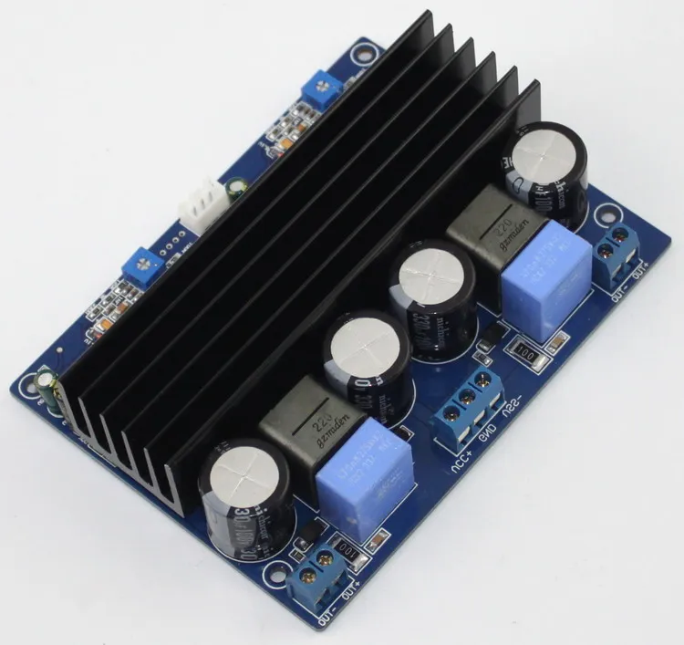 Freeshipping IRS2092 DC50V 200W + 200W Klass D Dual Channel Digital Power Amplifier Board