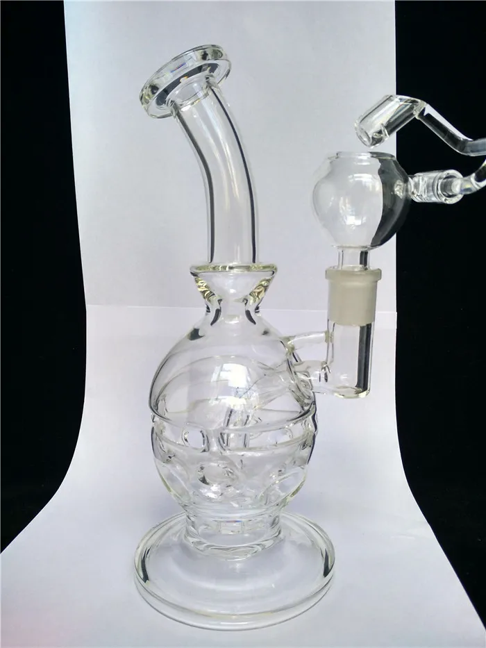 Damp Rigs Dropshipping Glass Seed Of Life Perc Fabber Egg Bong Rig 14mm Female ...