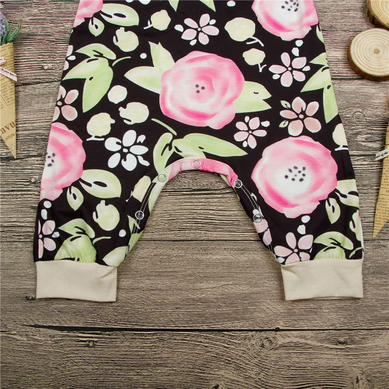 Baby meisje rompertjes katoen pasgeboren baby kleding kinderen meisje bloemen romper baby meisjes jumpsuit kinderen kleding uit een stuk outfits baby onesies