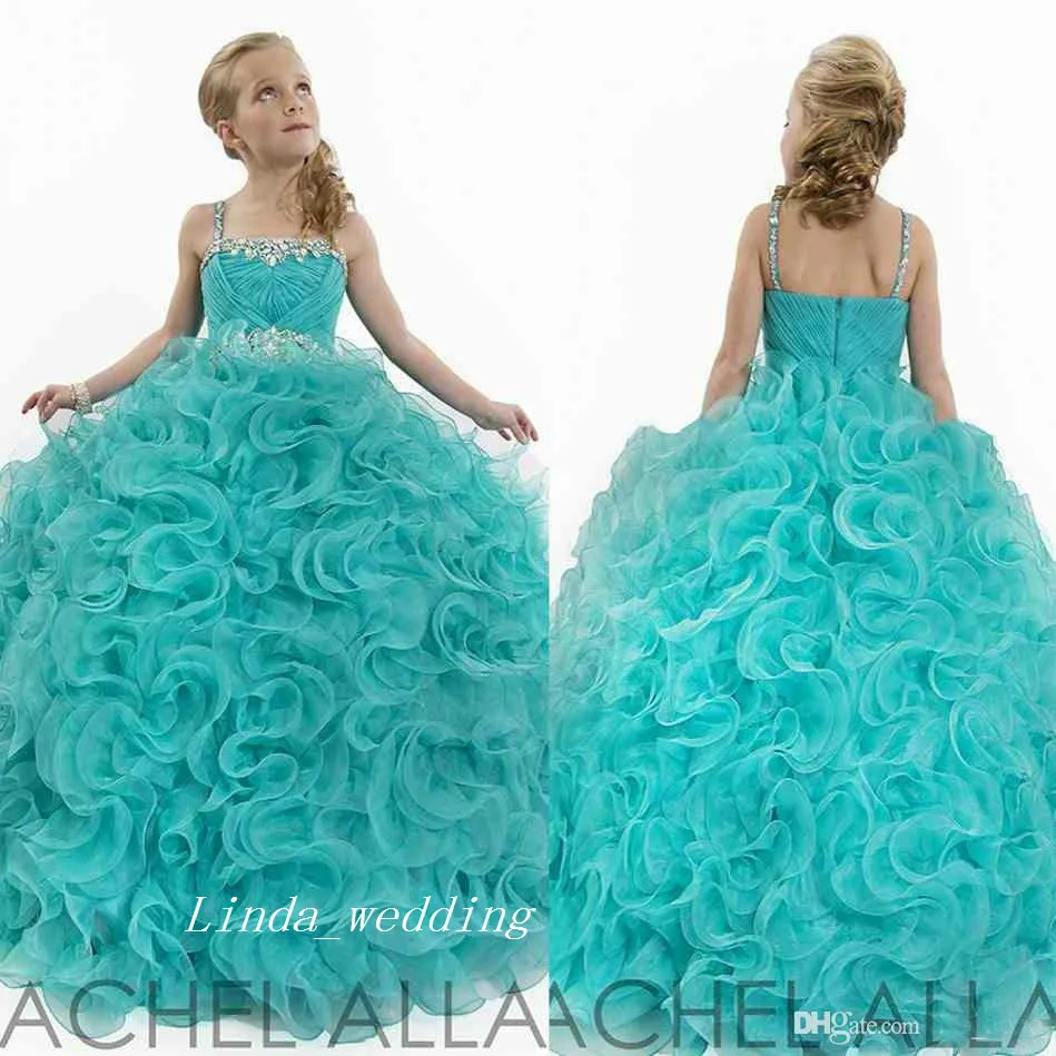 Perfektes bodenlanges Mädchen-Festzugkleid mit Engelsmotiv, hochwertiges Organza-Party-Cupcake-Blumenmädchen-Hübsches Kleid für kleine Kinder