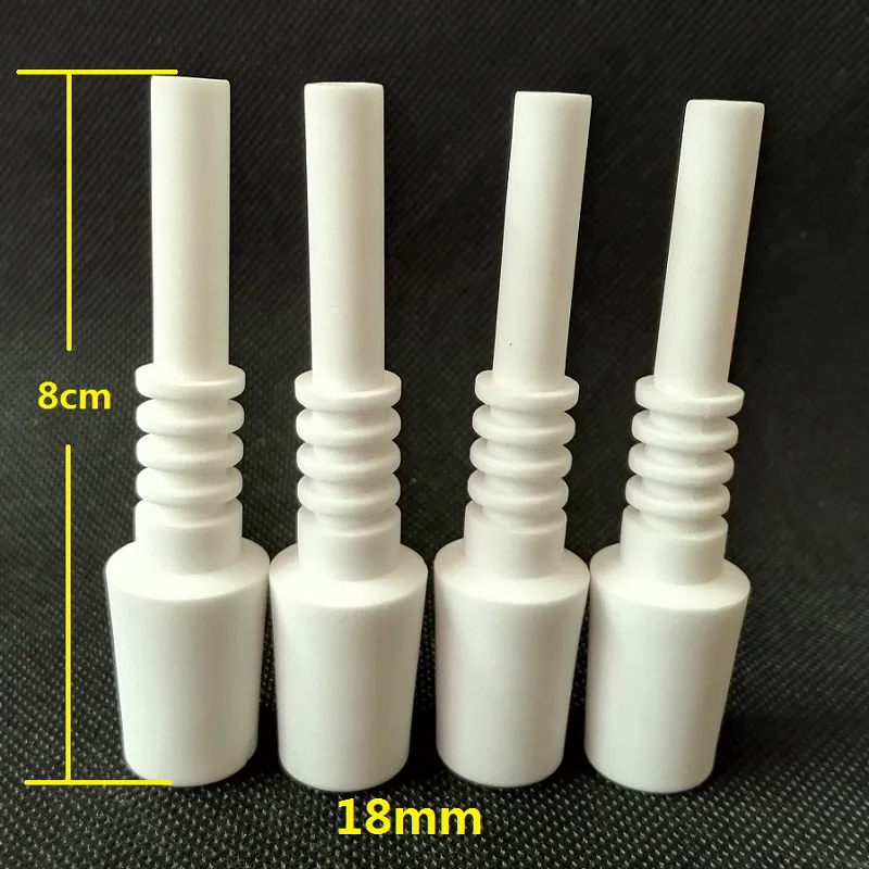 10mm 14mm Male Nectar Collector kits Ceramic Nail Replacement Tip Ceramic dabber For glass bongs glass water pipe VS quartz