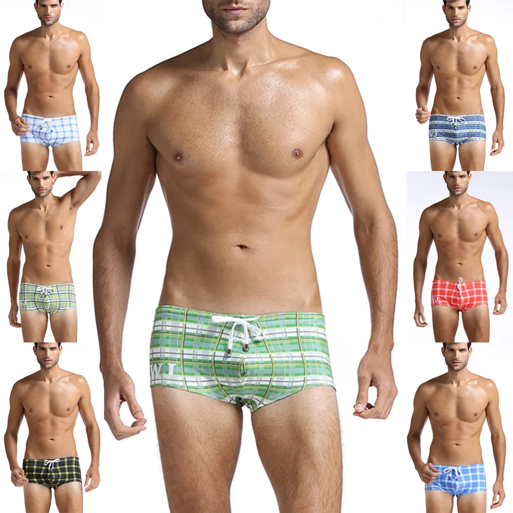 Partihandel-Sexy Mens Boxer Swimming Swim Shorts Trunks Board Shorts Byxor Underkläder 354