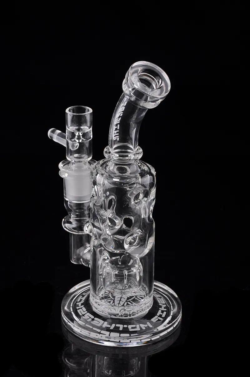 New Egg Bongs Percolator High 10inch Quality Smoking Hookahs Helix Recycle Glass Bongs 14mm bowl