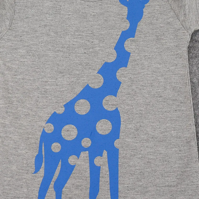 RMY18 Nowy 2 Design Niemowlę Dzieci Żyrafa Drukuj Bawełnianie Fajne Krótki Rękaw Romper Baby Climb Odzież Chłopiec Romper Free Statek